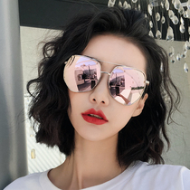 Pink Fashion polarizing sun glasses UV sunglasses 2021 nian New Tide Ms. face thin glasses summer