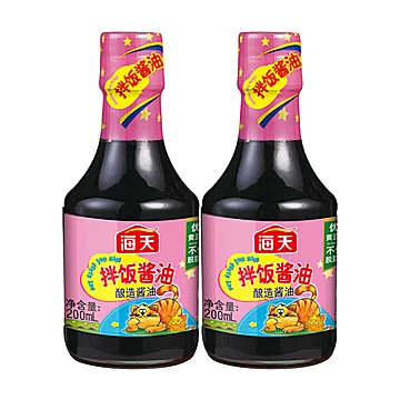 海天拌饭酱油200ml/瓶[1元优惠券]-寻折猪