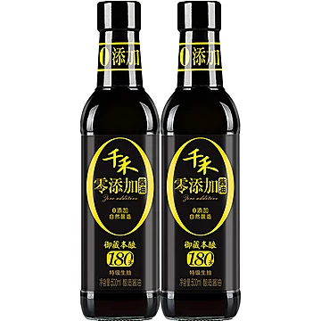 千禾零添加酱油特级生抽御藏本酿500ml[2元优惠券]-寻折猪