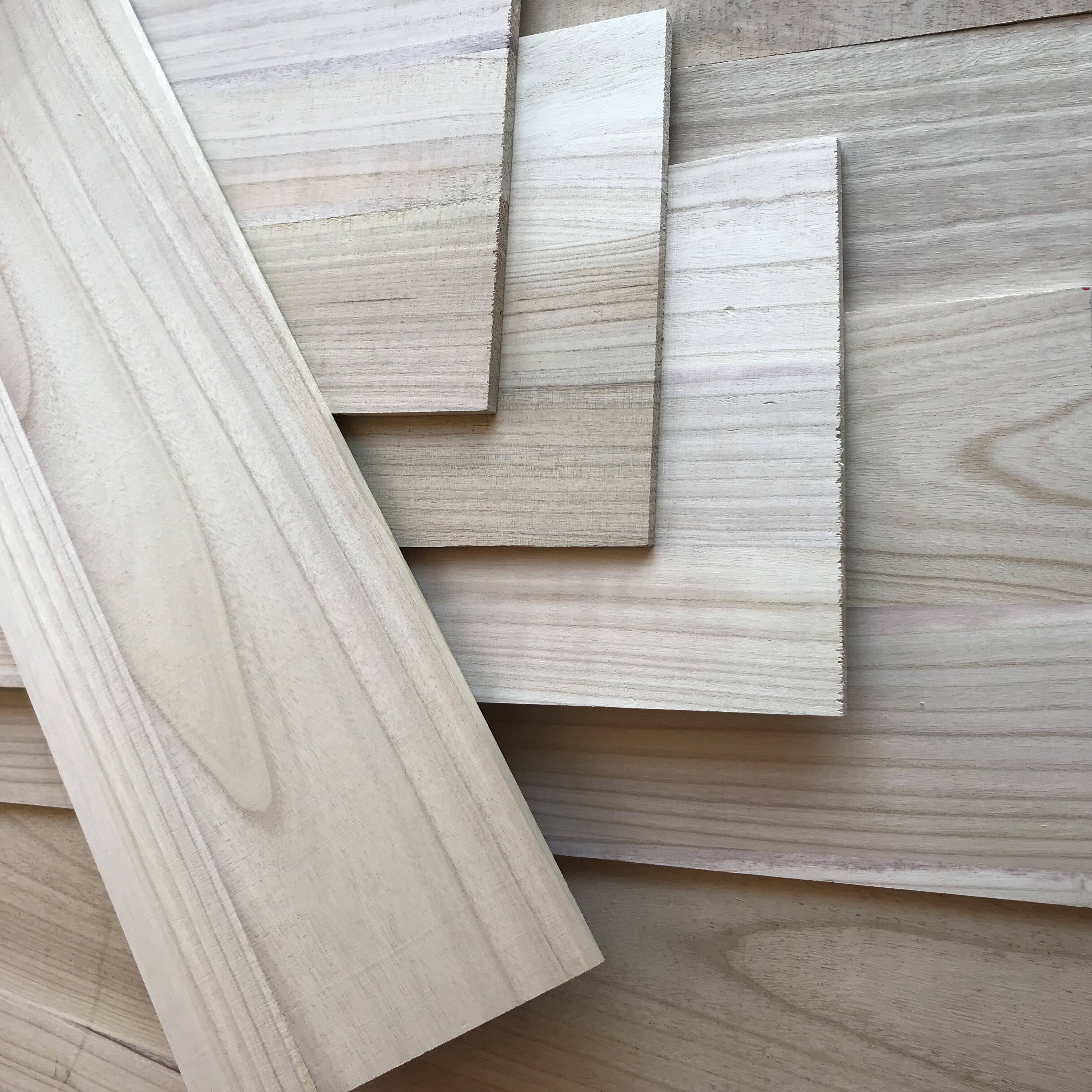 实木板定制定做材料桐木板片0.91.21.5cm隔板装修diy模型木板材料