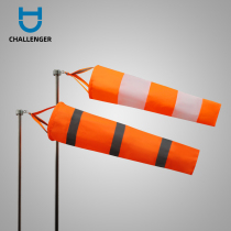Durable weather wind bag Bag wind vane Oil and gas chemical enterprise wind bag duct Orange and white reflective roof