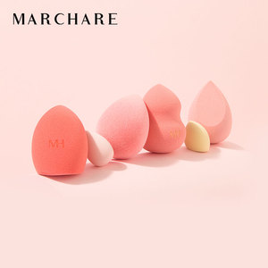 三月兔/Marchare 甜蜜出桃美妆蛋化妆海绵粉扑彩妆蛋丝绒蛋不吃粉