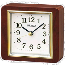 (Direct mail from Japan) Seiko Seiko wooden frame desk clock square BZ363B movement battery simple timekeeping