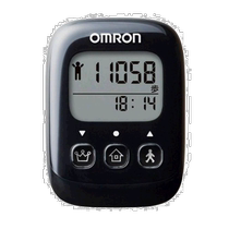 (Direct mail from Japan) Omron pedometer electronic screen pedometer black small and medium-sized fitness equipment