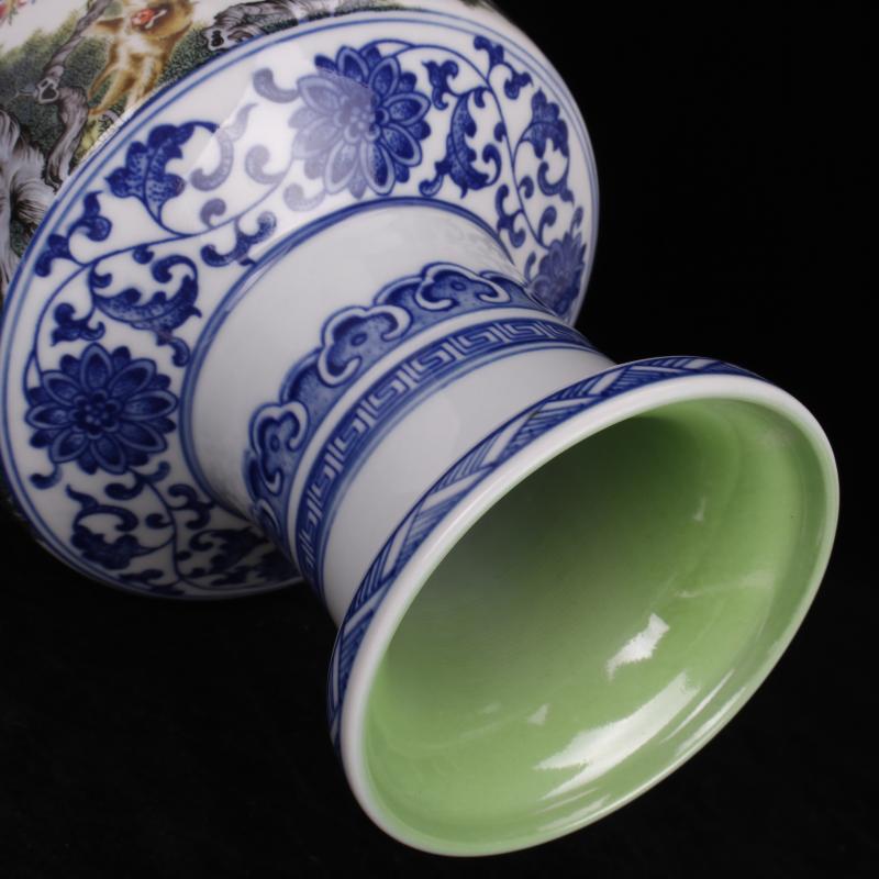 Jingdezhen imitation the qing pastel success were bottles of Chinese style restoring ancient ways to live in the sitting room porch TV decorative furnishing articles