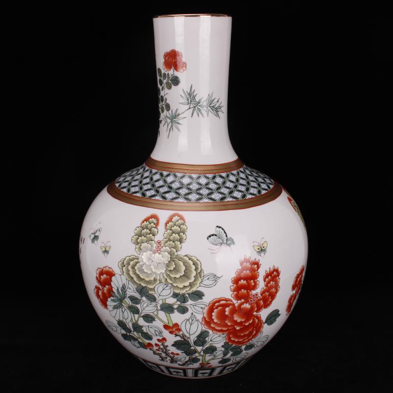 Archaize of jingdezhen porcelain CV 18 rich tree of large vases, Chinese domestic outfit company store decoration vase