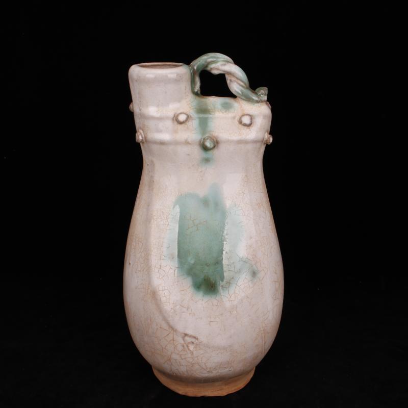 Jingdezhen imitation antique masterpieces in tang dynasty unearthed cultural relics antique open flat pot folk to collect old antique furnishing articles