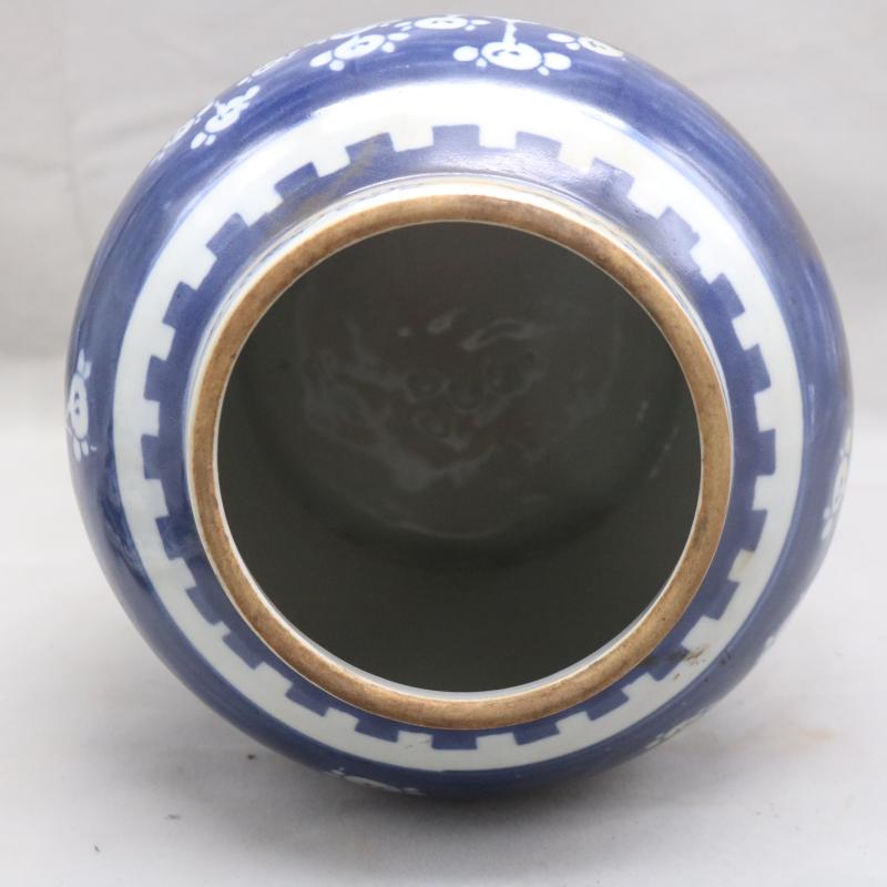 General in the the qing dynasty, jingdezhen porcelain hand - made of ice MeiWen tank antiques collectables - autograph garage antique collection furnishing articles