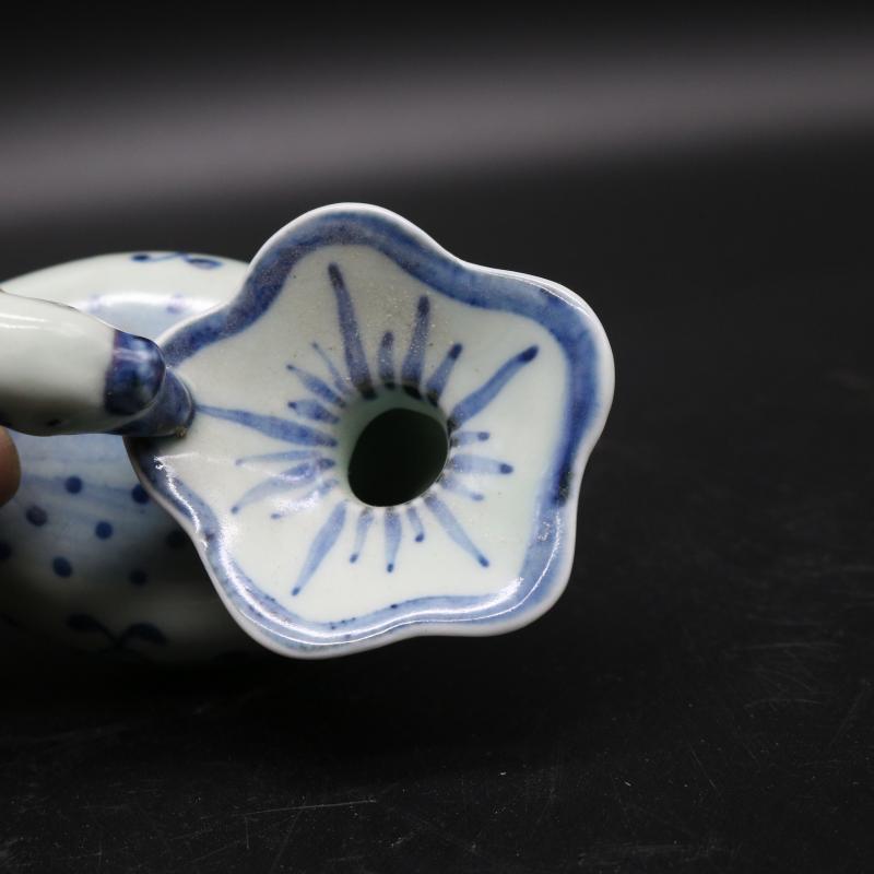 Hand - made porcelain YanDi purse type water droplets book chicago-brewed goose "four ceramics crafts gift for grinding ink inkstone