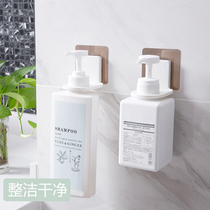 Creative toilet hand sanitizer holder hole-free adhesive sticker wall magic sticker indoor hook bathroom shampoo bottle holder