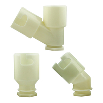 Gobiges floor drain accessories single-pass elbow washing machine floor drain connector straight through sewer drain pipe tee