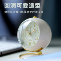 Cute small alarm clock students use special wake-up artifact luminous alarm children boys and girls desktop clock decoration