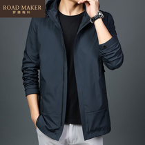 ROADMAKER2022 years Spring and autumn new wind clothes mens medium long style fashion trends casual jacket jacket male tide