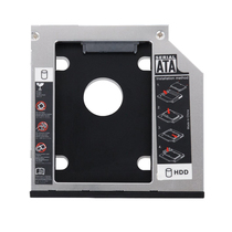 Notebook refoulement hard disk bracket machine SSD solid light dispersion bracket box 9 5mm is suitable for Dell Huashu aluminum alloy metal bracket star Tosonic