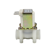 12V plastic solenoid valve 2 points 2 points internal thread G1 4 DN8 pure water machine water dispenser water inlet drain valve internal thread
