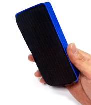 Good magnetic large flannel cloth eraser Office meeting glass whiteboard wipe school teaching blackboard dust-free chalk wipe magnetic brush