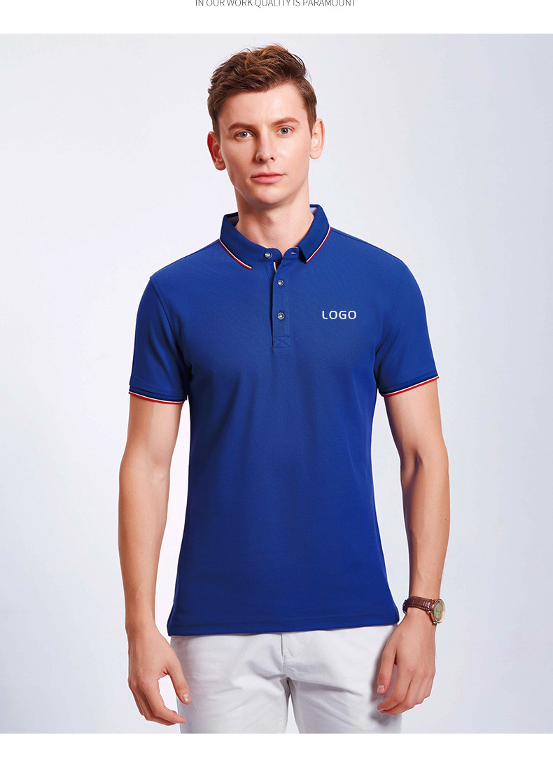 polo衫企业短袖工作服工衣t恤定制diy广告文化衫定做刺绣印字logo