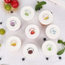 120 round flavor Post ice cream cup drink cup Maelon box decorative label