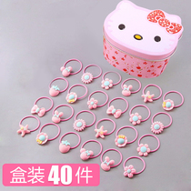Dog hairpin Female baby Cat headdress Princess hair circle Puppy baby does not hurt hair Small rubber band hair hair jewelry