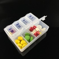 Tablets Daily Split Boxes Pill Creative Tours Week Great Medicine Box Pills 7 Days Portable Home