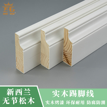 Waihuang Soywood kick line paint 10 cm white flat floor line 115 cm European plate pure wood custom