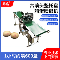 Jingyuan egg inkjet printer automatic assembly line egg coding machine production date logo origin coding machine whole plate can regulate the marking machine egg duck egg pine flower inkjet printer