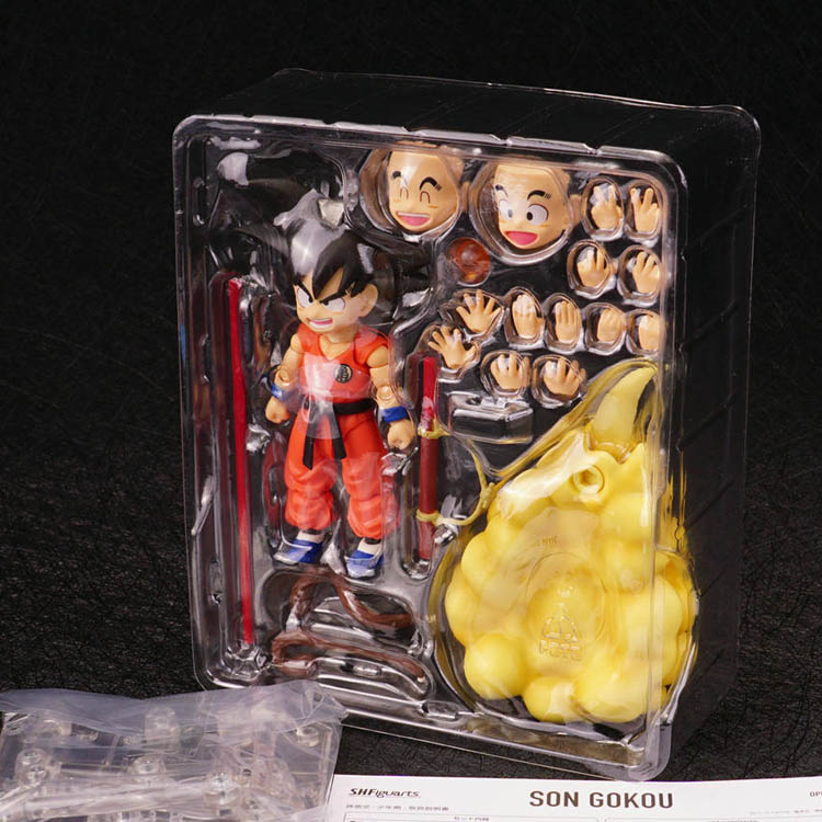 Figurka akcji SHF żołnierz Goku Super Saiyan bóg czerwony Dragon Ball Super - Wianko - 10