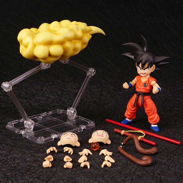 Figurka akcji SHF żołnierz Goku Super Saiyan bóg czerwony Dragon Ball Super - Wianko - 11