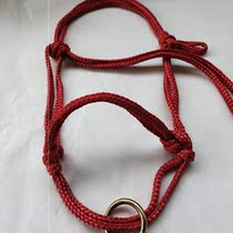 Cow bridle set ox dragon set ox faucet head cow rope calf calf bridle set cow rein aircraft net rope weaving ancestor