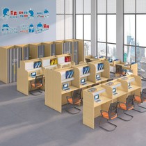 Self-Study Room Immersive Separation Learning Table Shared Paid Extra-Curriculum Training Table Closed Examination Table