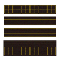 Magnetic blackboard paste soft pinyin field character grid four-line three-grid English grid student magnet magnet magnetic grid chalk teachers use large teaching aids household whiteboard stickers can be removed children