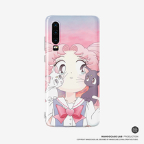 p20 Beautiful girl mobile phone case xr 11promax Huawei mate20 cute P30pro cartoon nova5 Apple X all-inclusive iPhone11 anti-fall p4