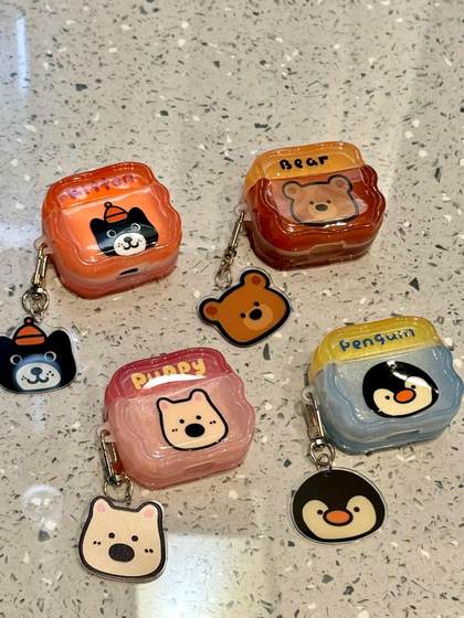 Apple 이어폰 보호 케이스에 적합한 재미 있고 귀여운 작은 동물 Airpodspro2 Shell Bluetooth 2024 New AirPods3 3 세대 2 세 여성 iPods High-End 틈새 시장 1Airpod 만화 Apple 이어폰 보호 케이스에 적합한 재미 있고 귀여운 작은 동물 Airpodspro2 Shell Bluetooth 2024 New AirPods3 3 세대 2 세 여성 iPods High-End 틈새 시장 1Airpod 만화