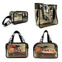 Male ladies bath bag bath bag bath bag wash bag swimming fitness hot spring bag mesh bath bag anti-freeze thickening PVC