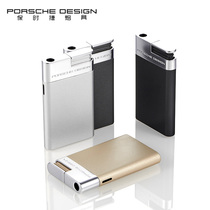 German Porsche lighter ultra-thin windproof inflatable electronic mens high-end custom lettering for boyfriend