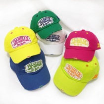 Childrens hats spring and autumn Korean fashion baby hole baseball cap boys and girls sunshade Sun Sun cap tide