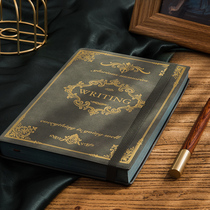 a5 thickened notebook book soft leather hand account book Simple ins Wind diary literary exquisite notebook creative European British postgraduate entrance examination reading notes retro sheep Bapi work Notebook