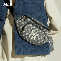 MLB official Men and Women Waist Bag Retro Old Flower Squint Shoulder Bag NY Chest Buns Wind Sports Leisure Trend BGCA