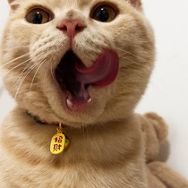 Knock on the auspicious kitty Merchants fortune Nafu cute item ring embroidery and wind adjustable bell Item Circle Photographed Props