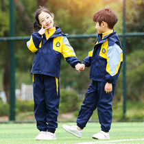 Kindergarten garden clothes spring and autumn clothes three-piece set of first grade class clothes sports teacher primary school uniform set