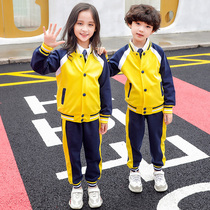 Kindergarten garden clothes spring and autumn clothes English style Primary School uniforms class clothes teacher clothes graduation cotton games set