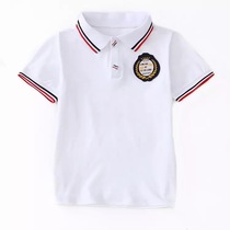 Childrens teacher parent-child long sleeve short sleeve cultural shirt kindergarten primary school class clothes can be customized pattern printing