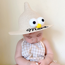 Child hat boy Summer girl sun hat baby anti-sun hat D Great hat Dhat Handmade princess straw hat