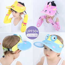 Anti-UV children sunbeds boy Summer beach sunscreen Air top hat Cartoon Girl Baby Sun Hat