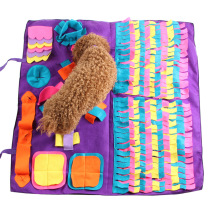 Pet dog sniffing pad Training blanket consumes energy sniffing decompression Slow food puzzle pet sniffing pad Slow food bowl