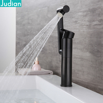 Black wash basin faucet cold-heated washbasin basin pots go to the bathroom cabinet bathroom sanitary room