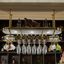 Light and luxurious goblet stand Bench Hanger Wine Glass Shelf Hanging Creative Red Wine Glass Shelf Upside Down Domestic Wine Rack Shelf