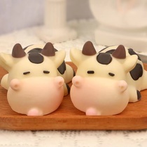 Small cow mousse mold food grade silicone net red ox pudding pudding jelly baked chocolate cake