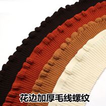 Down Jacket thickened windproof cuffs hems hemming thread elastic knitted rib elastic wool anti-dirty accessories