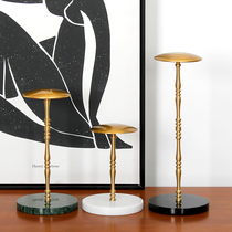 Eurostyle Light Lavish Hat Show Rack Brass Marble Storage Cap Shop Window Display Shop Display Cap Tohat Brace